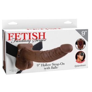 Pipedream Fetish Fantasy Series - 9' Hollow Strap-On with Balls Bown