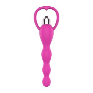 A-GUSTO Anal Chain with Vibration Pink