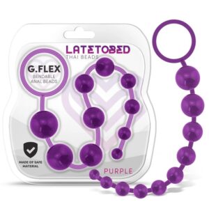 LATETOBED G.Flex Perline anali tailandesi flessibili viola