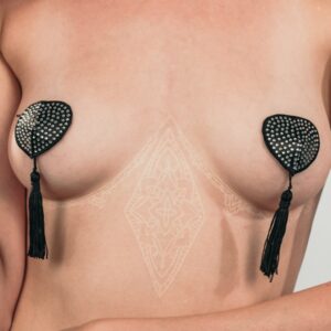 Pasties Burlesque Evans Silver
