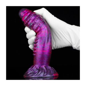 Dildo Fantasy Croq 23 x 5 cm viola-nero