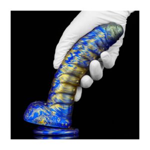 Dildo Fantasy Gasix 23 x 4 cm blu-oro