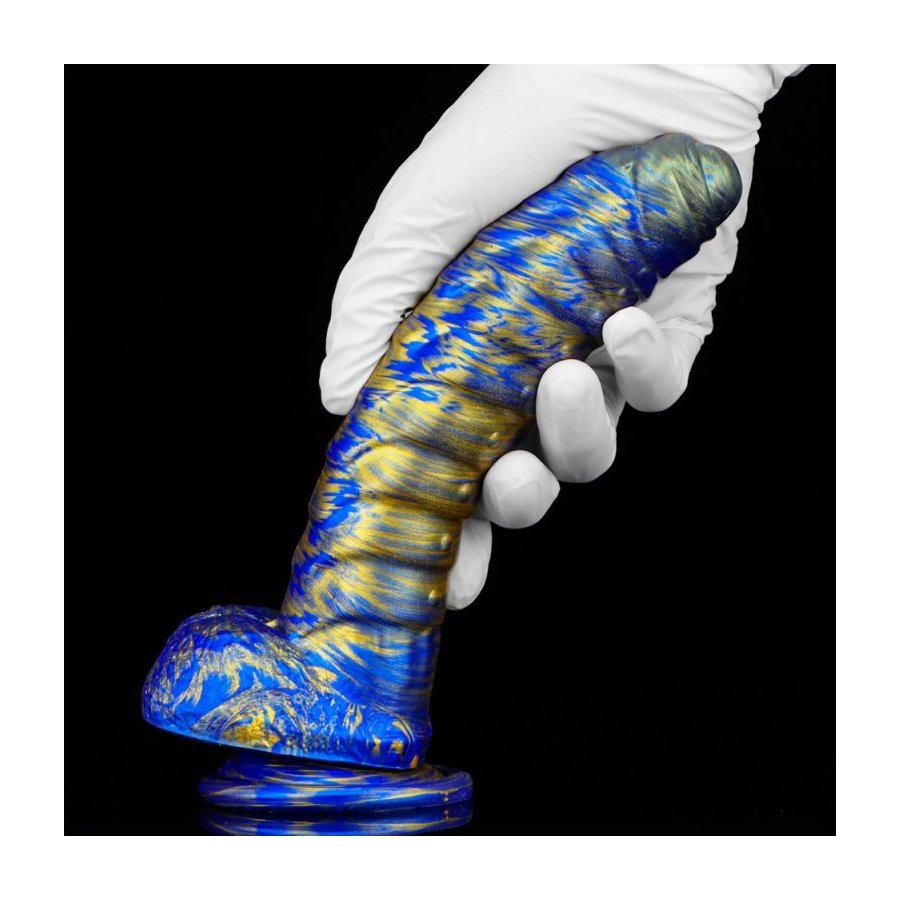 Dildo Fantasy Gasix 23 x 4 cm blu-oro