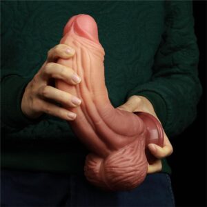 Dildo LOVETOY Nature King 10" Doppio Strato