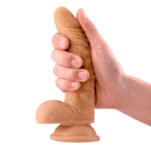 MAX & CO Sam Dildo realistico con testicoli 7,1" color carne