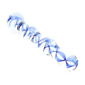 Perle di vetro a vite per dildo 17 x 3,5 cm