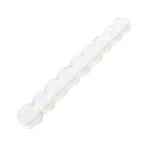 Dildo in vetro Snowball 15,6 x 2 cm