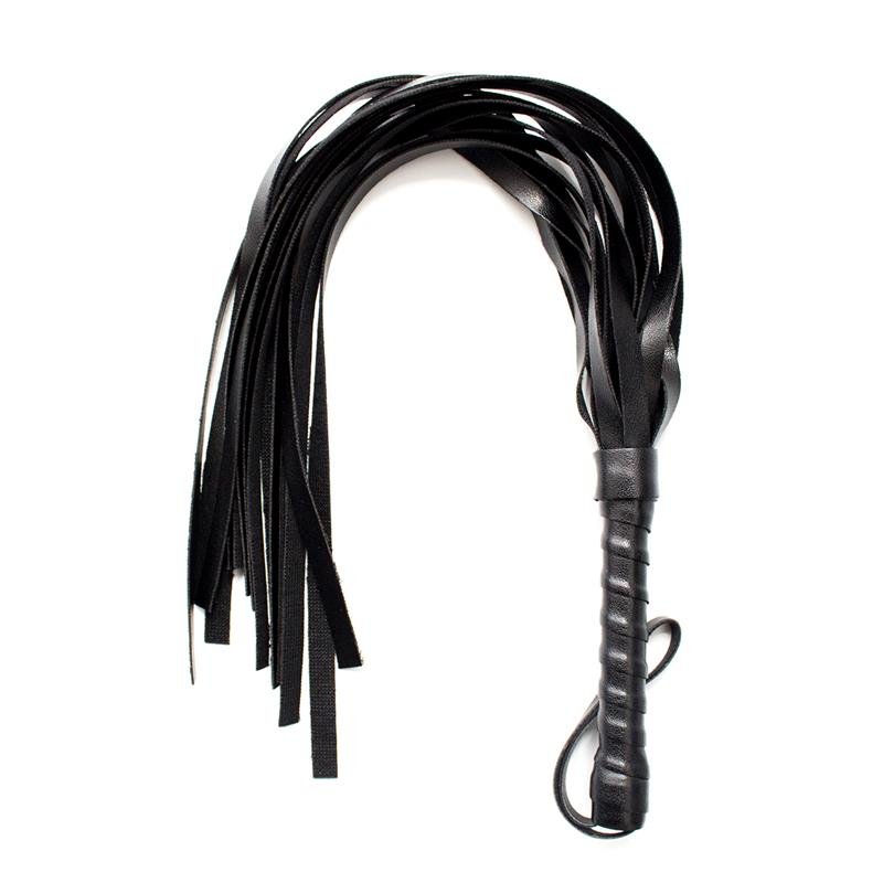 LATETOBED BDSM LINE Flogger 45 cm Nero