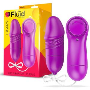 FLUÏD Laary Uovo vibrante multi-velocità con telecomando viola