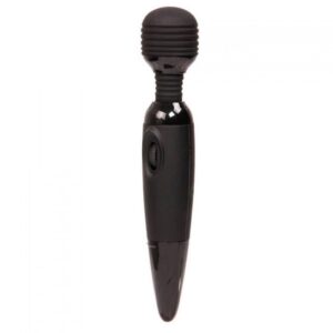 Bacchetta Power nera - Testa da 45 mm