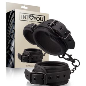 Manette INTOYOU BLACK SHADOW in pelle vegana