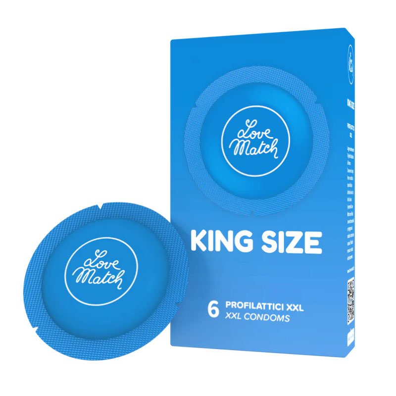 Love Match Condoms King Size (60mm) 6pcs