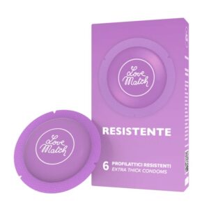 Love Match Condoms Resistente (Strong) 6pcs