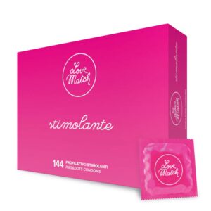 Love Match Condoms Stimolante (Ribs&Dots) 144pcs