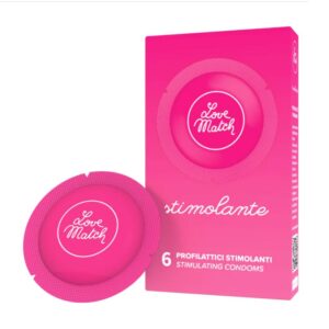 Love Match Condoms Stimolante (Ribs&Dots) 6pcs
