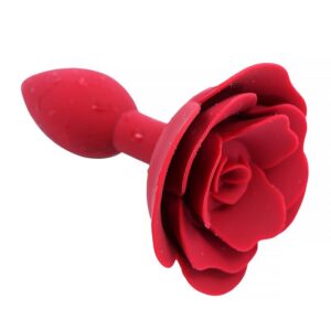 A-GUSTO Rose Plug Anale in Silicone Rosso