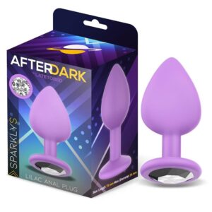 AFTERDARK Sparkly Butt Plug Size S Silicone Lilac