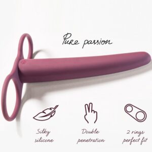 Strap-on Pure Passion Gimlet Wine red