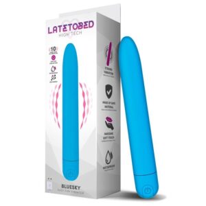 LATETOBED Bluesky Vibe 10 Funzioni 18,5 cm USB Mate Blu