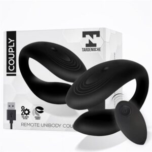 TARDENOCHE Couply Giocattolo di coppia con telecomando USB Unibody in silicone liquido